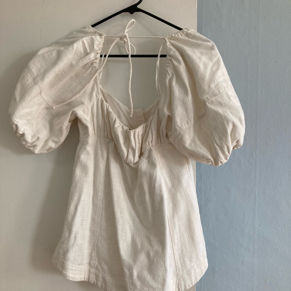 Free People white top, XS